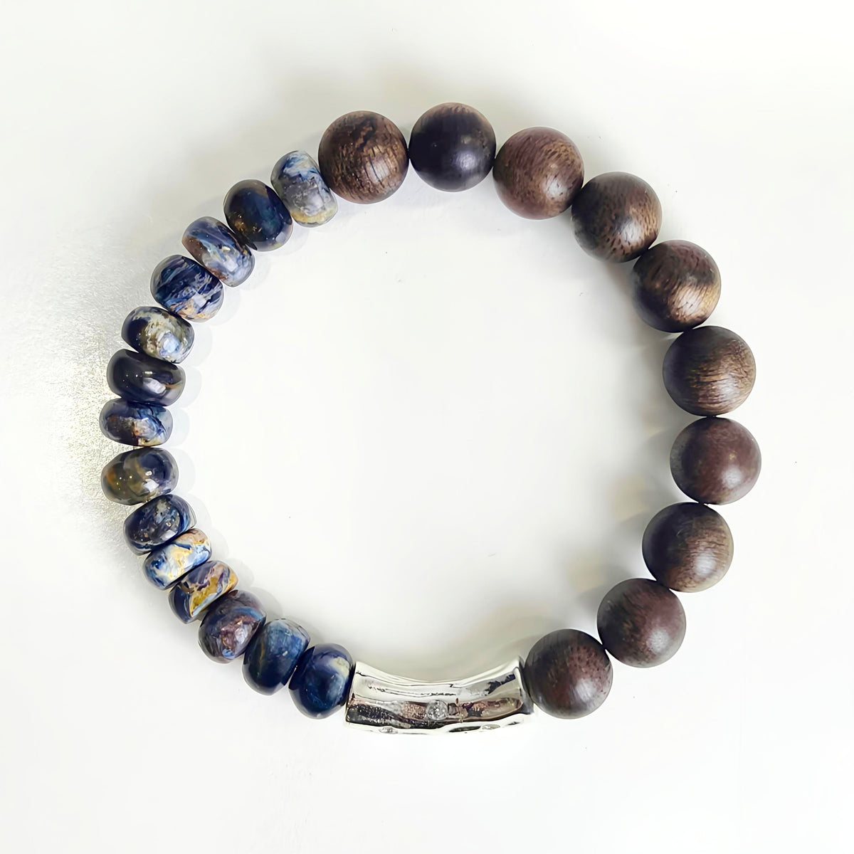 Stormwood | Pietersite & Agarwood Bracelet