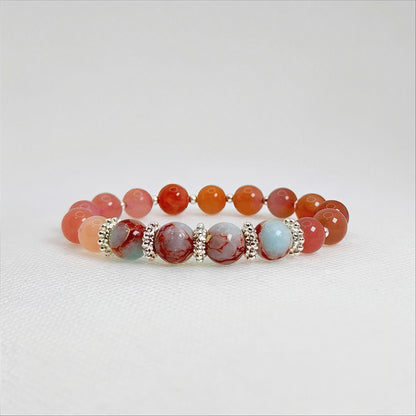 Miststone Ember | Yanyuan Agate Bracelet
