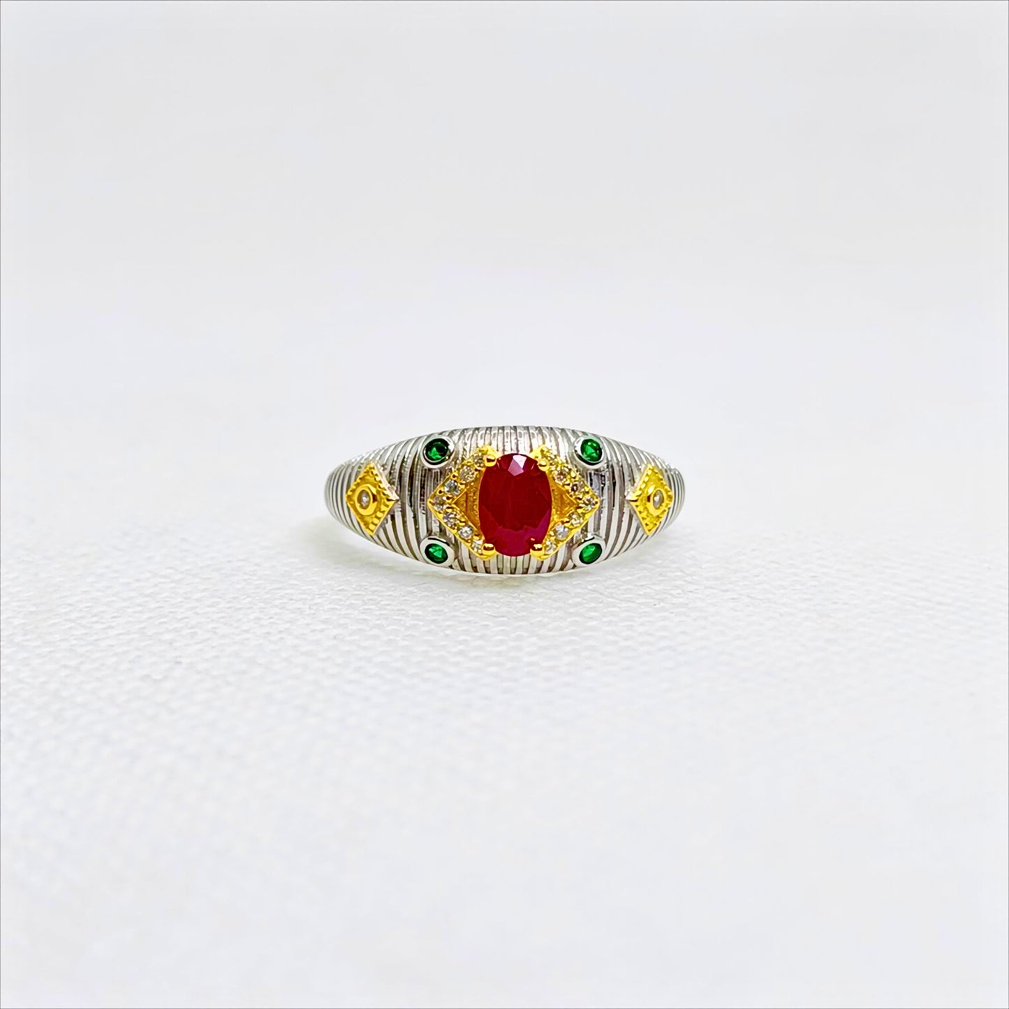 Imperial Ember | Ruby Signet Ring