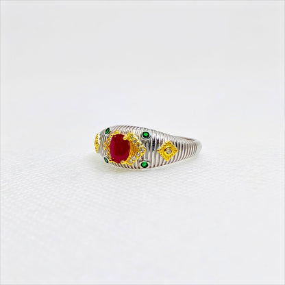 Imperial Ember | Ruby Signet Ring