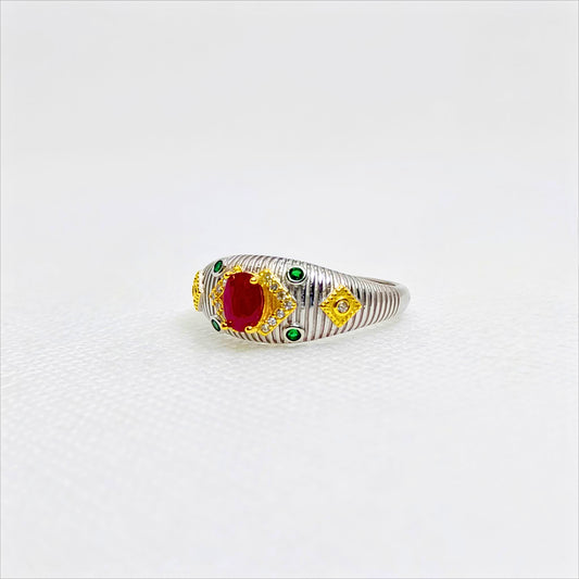 Imperial Ember | Ruby Signet Ring