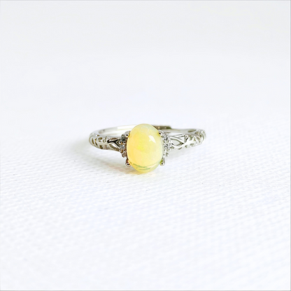 Auroralight | Yellow Opal Ring