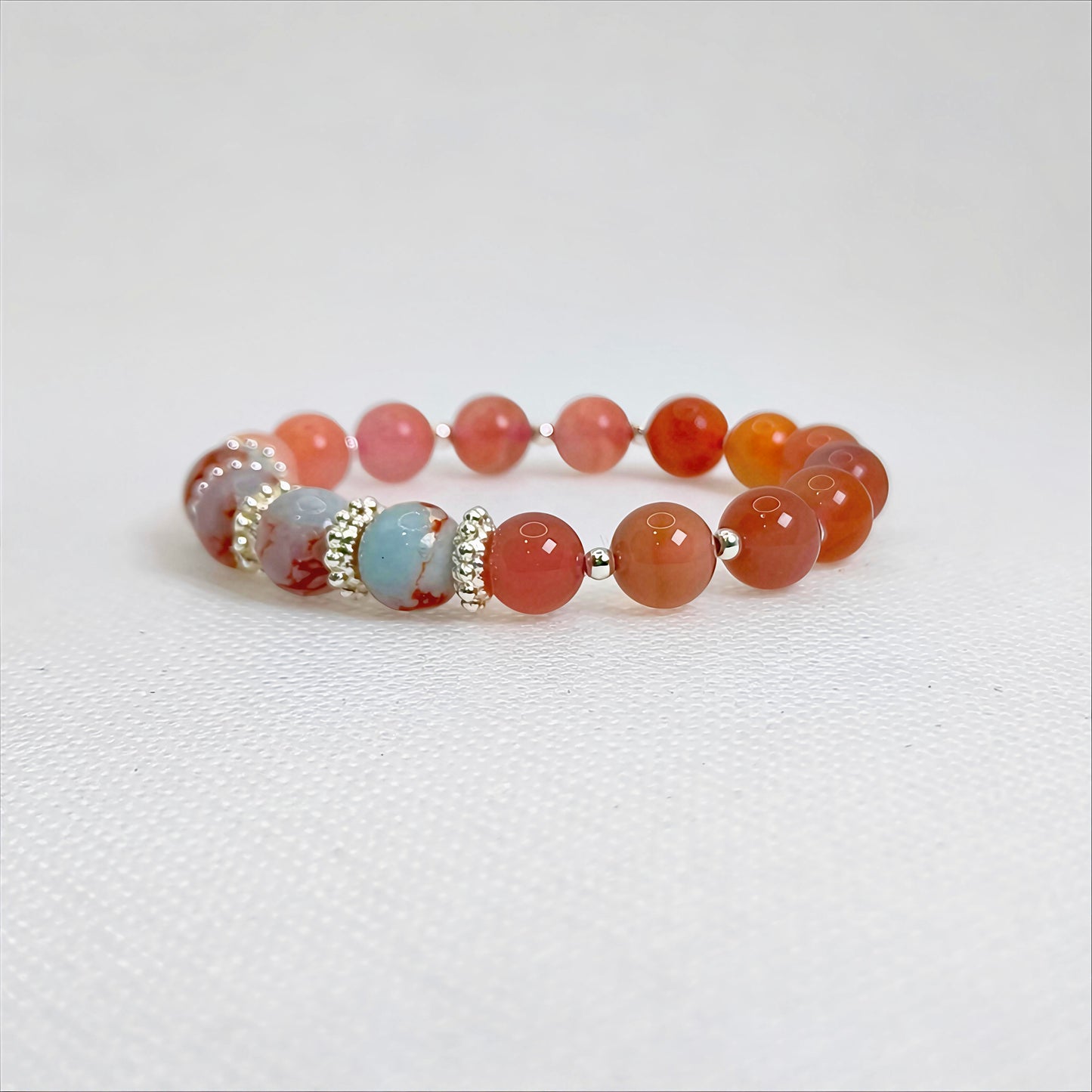 Miststone Ember | Yanyuan Agate Bracelet