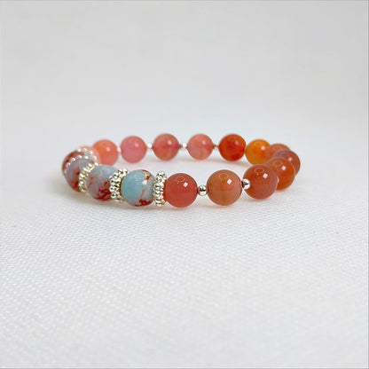 Miststone Ember | Yanyuan Agate Bracelet