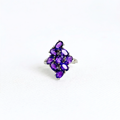 Celestial Bloom | Amethyst Ring