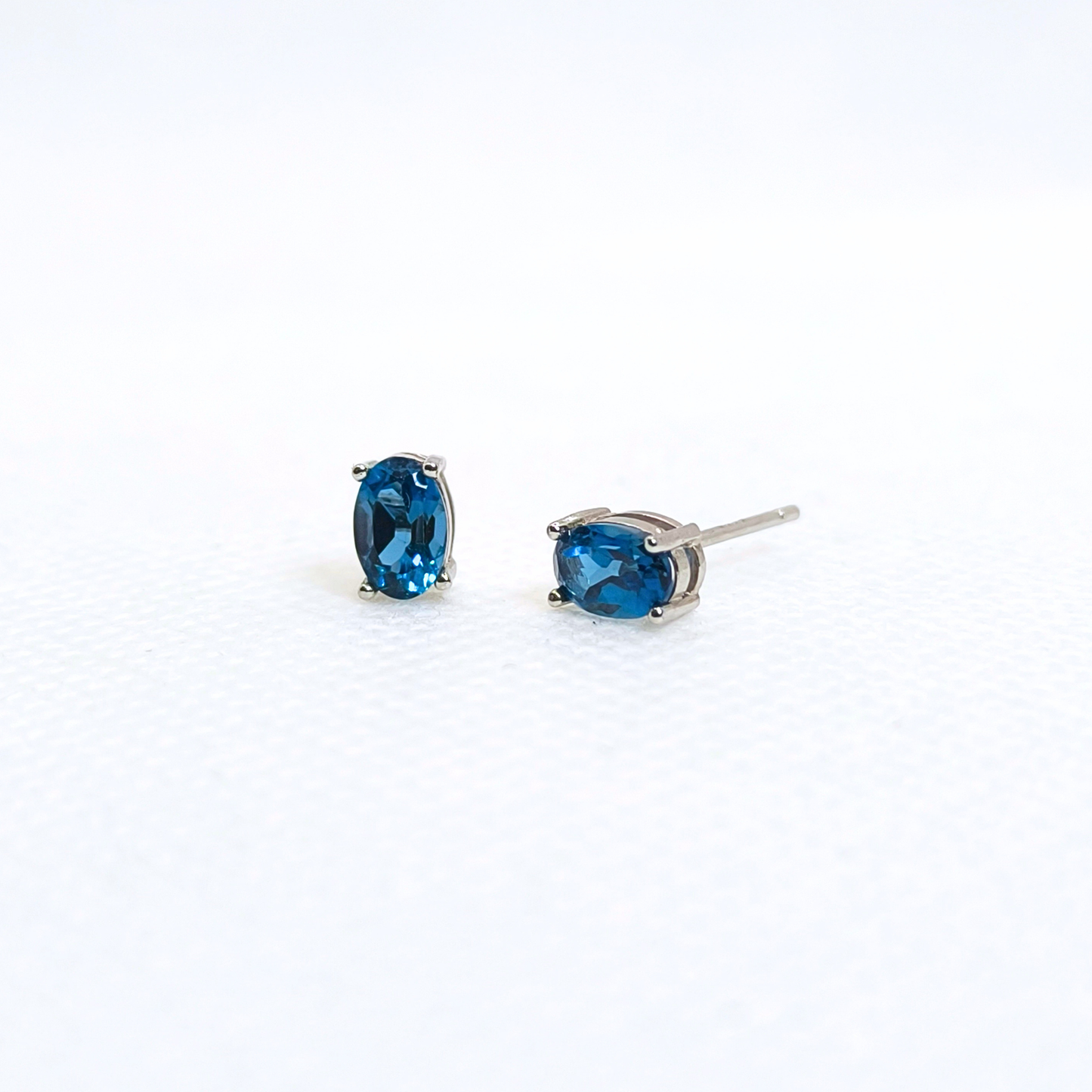 Midnight Tide | London Blue Topaz Studs