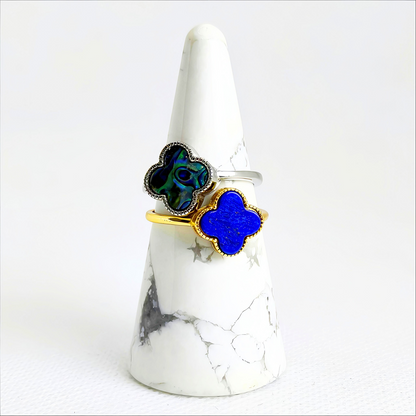 Celestial Clover | Gemstone Ring