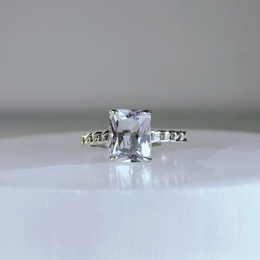 Twilight Chain | Clear Quartz Ring