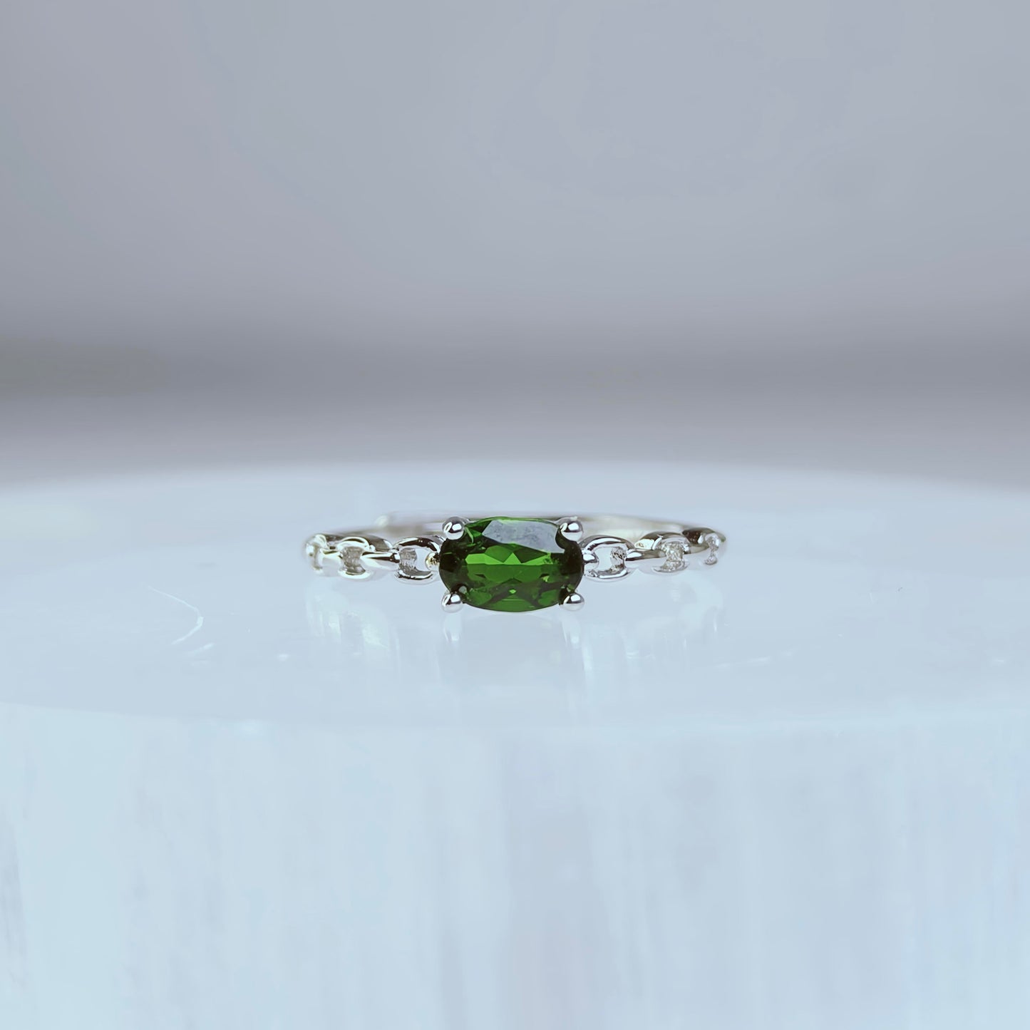 Forestlink | Diopside Solitaire Ring