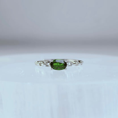 Forestlink | Diopside Solitaire Ring