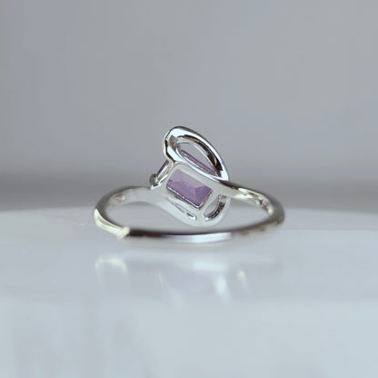 Driftlight | Lavender Amethyst Bypass Ring
