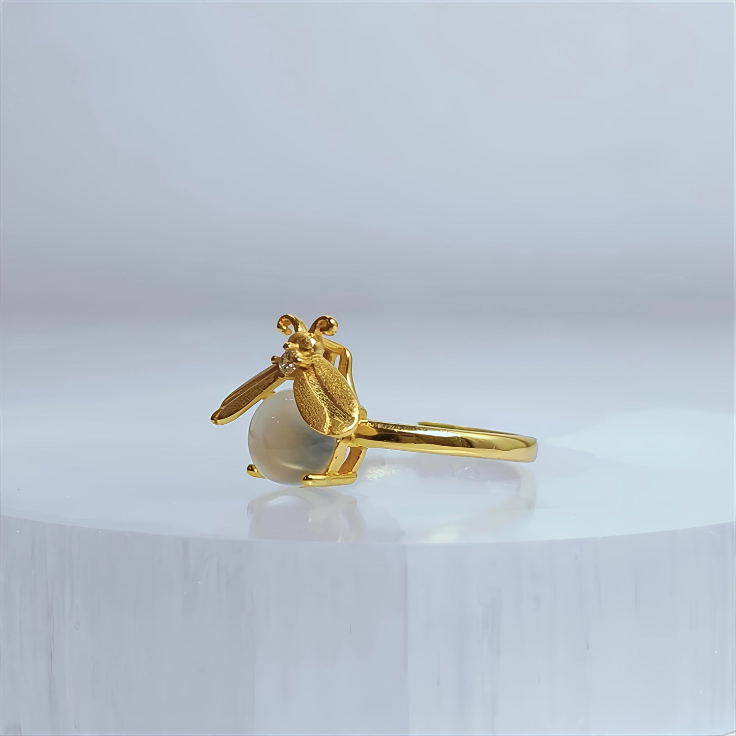 Firefly Glow | Moonstone Ring