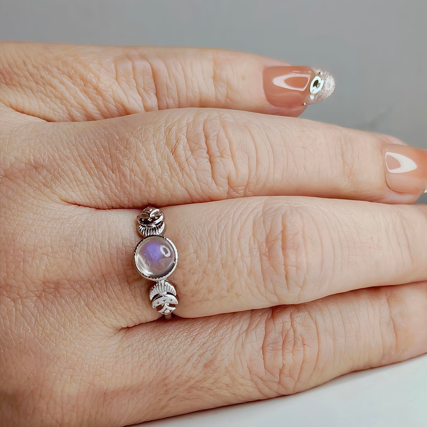 Lunar Tide | Moonstone Ring