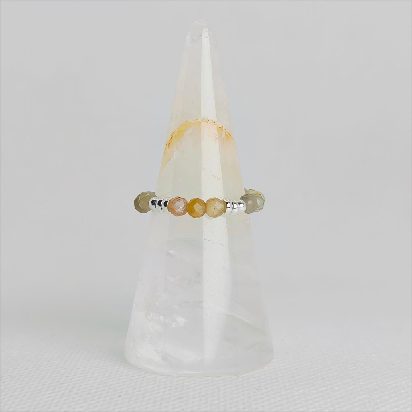 Moonlit Whisper | Mixed Moonstone Ring