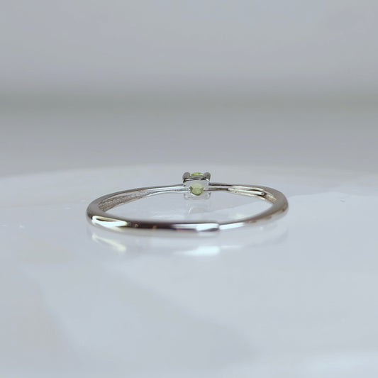 Moonroot | Peridot Solitaire Ring