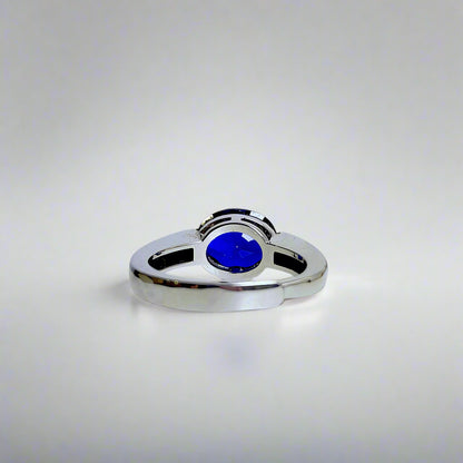 Midnight Glow | Lab-Grown Sapphire Ring