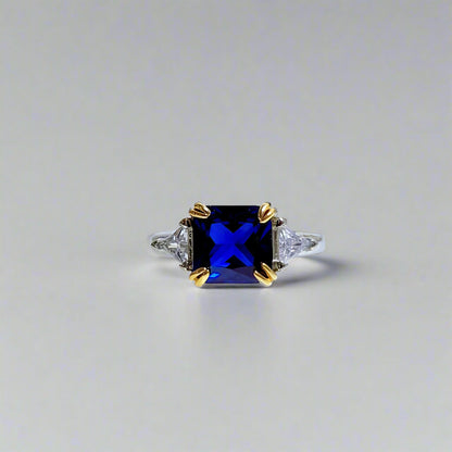 Nocturne Crown | Lab-Grown Sapphire Ring
