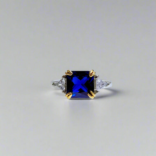 Nocturne Crown | Lab-Grown Sapphire Ring
