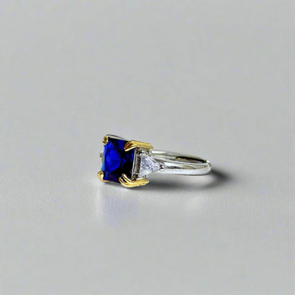 Nocturne Crown | Lab-Grown Sapphire Ring