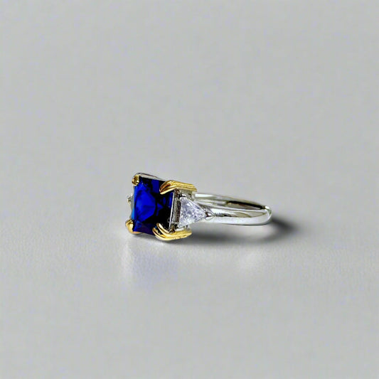 Nocturne Crown | Lab-Grown Sapphire Ring