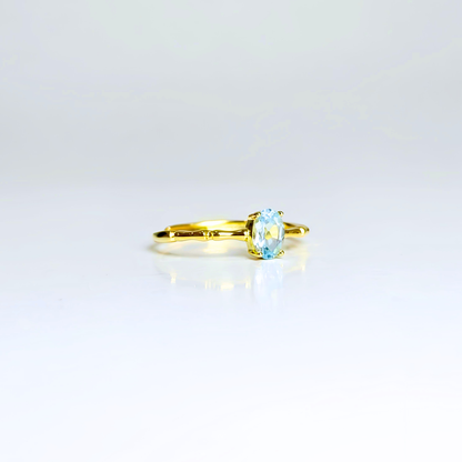 Willow Muse | Blue Topaz Ring