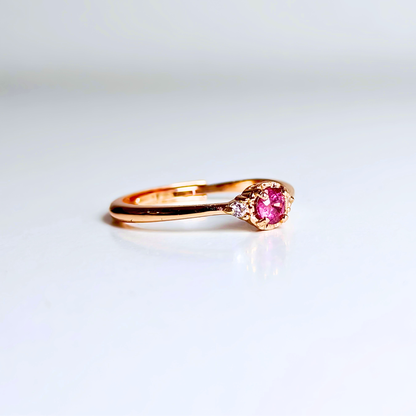 Roselle | Pink Sapphire Ring