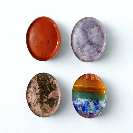 Grounded Calm | Crystal Worry Stones